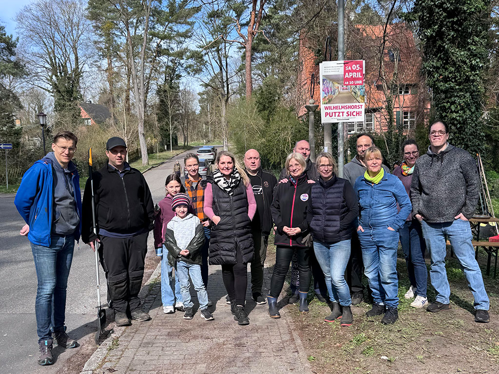 Wilhelmshorst putzt sich - Gruppenbild