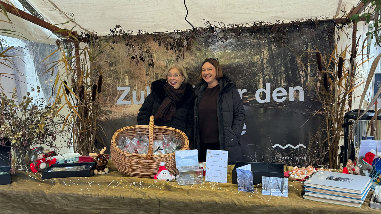 Unser Stand auf dem Weihnachtsmarkt