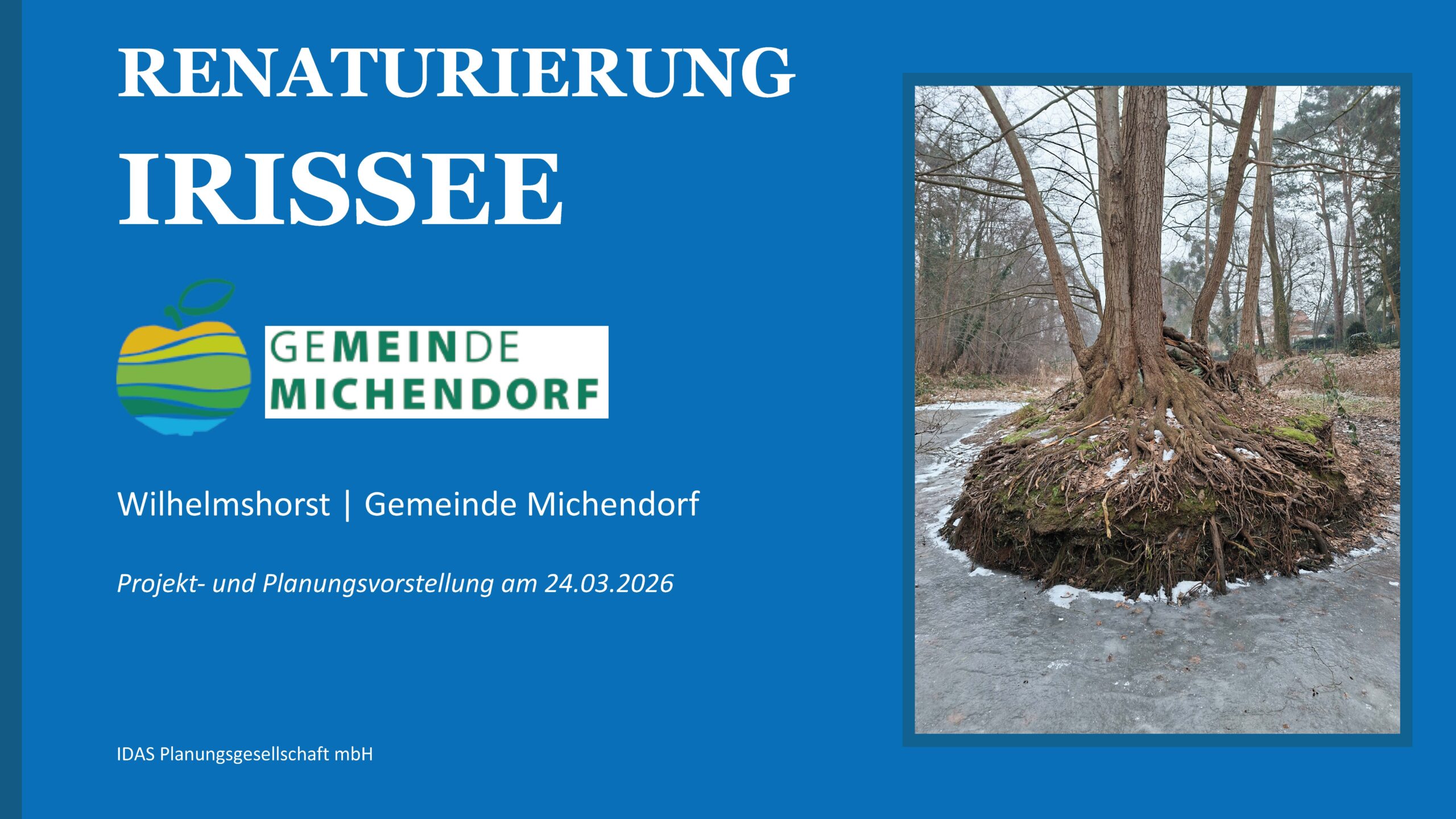 Präsentation der Renaturierung des Irissees für die Anwohner - 24. März 2026
